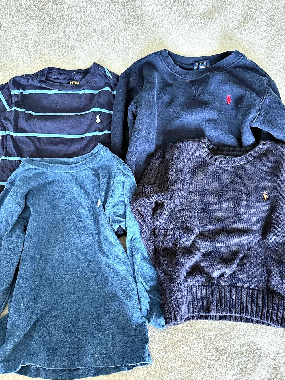 Polo Ralph Lauren Kids Clothing Lot Blue & Gray